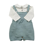 Paz Rodriguez Completo 2 Pezzi Body-Salopette per Neonato 007112137 VERDE PAZ RODRIGUEZ 