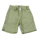 J.O. Milano Bermuda Fantasia A Righe con Elastico In Vita per Neonato 574M1 VERDE J.O. MILANO 