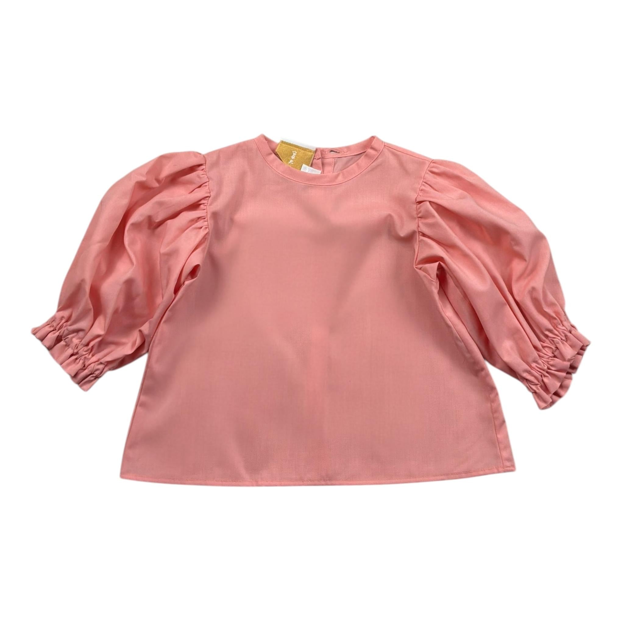 Coco' Et Mama' Camicia Tinta Unita per Neonata LUNA ROSA COCO' ET MAMA' 