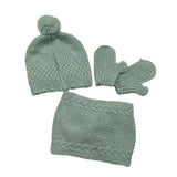 MAYORAL set cappello-guanti-scaldacollo Verde acqua per Neonata 10769 VERDE ACQUA MAYORAL 