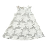 Please Abito Tinta Unita con Sottoveste per Bambina AB043384G73 BIANCO PLEASE 