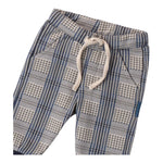 MINI BANDA pantalone stampa fantasia con elastico in vita Blu per Neonato A626 BLU MINI BANDA 