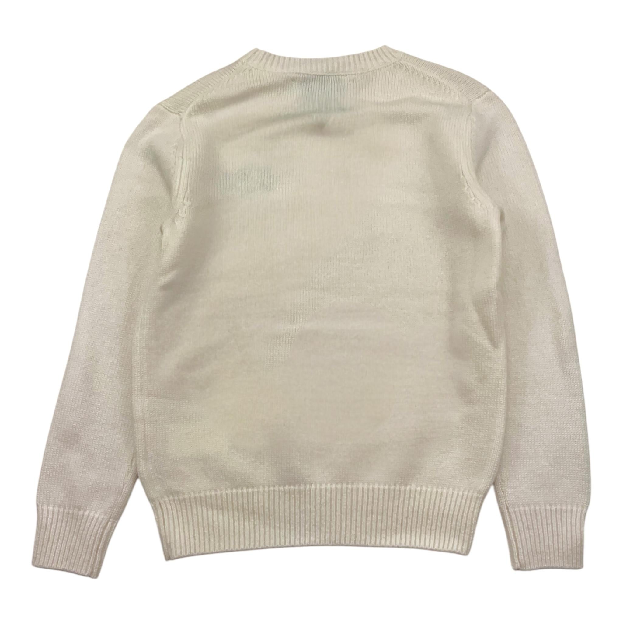SAINT BARTH maglia tinta unita girocollo con stampa Bianco per Bambino TENNISS BIANCO SAINT BARTH 