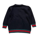 VICTOR DJARD maglia girocollo tinta unita con stampa Nero per Neonato MAG1223N NERO VICTOR DJARD 