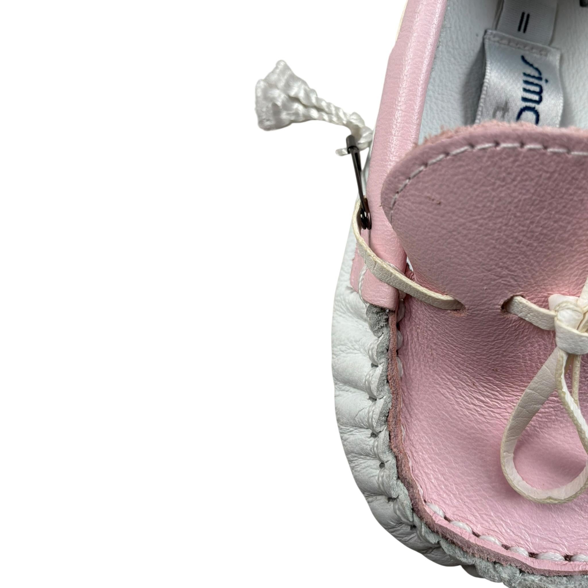 Simonetta Mocassino Tinta Unita per Neonata MCSRN ROSA SIMONETTA 