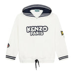 Kenzo Felpa Girocollo Tinta Unita con Stampa per Bambina K60243 BIANCO KENZO 