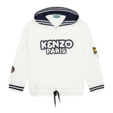 Kenzo Felpa Girocollo Tinta Unita con Stampa per Bambina K60243 BIANCO KENZO 