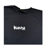 Disclaimer T-Shirt Girocollo Tinta Unita con Stampa per Bambino 25EDK58468 NERO DISCLAIMER 