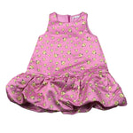 M+E' Abito Giromanica tinta unita Stampa Fantasia Floreale Rosa per Bambina UE1849X ROSA M+E' 