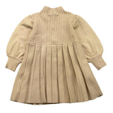 JANICE abito manica lunga tinta unita con bottoni Panna per Neonata JN637N PANNA JANICE 