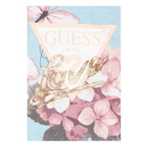 Guess Felpa Chiusa Girocollo Tinta Unita con Stampe per Bambina K5RQ01KA6R4J AZZURRO GUESS 