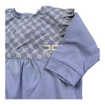 Elisabetta Franchi Tutina Manica Lunga Tinta Unita con Stampe per Neonata ENTU51 LILLA ELISABETTA FRANCHI 