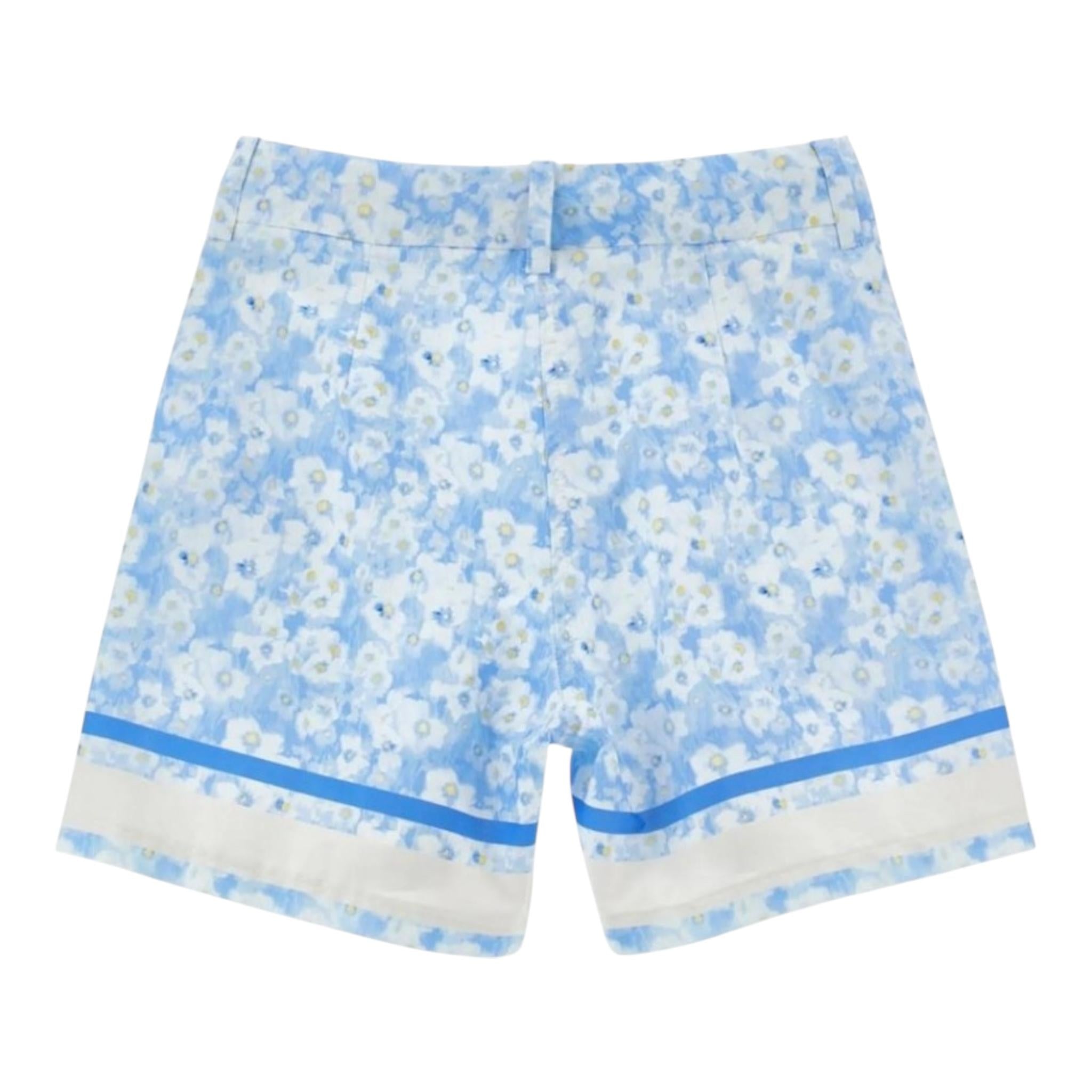 Philosophy Short Tinta Unita con Stampa Fiori per Bambina I1E412 BIANCO PHILOSOPHY 