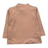 TRUSSARDI shirt girocollo tinta unita con stampa logo Rosa per Neonata TIA25008TS ROSA TRUSSARDI 