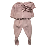 MAC ILUSIO'N completo 3 pezzi maglia-ghettina-cappello Rosa per Neonata 9406 ROSA MAC ILUSIO'N 