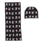 JOHN RICHMOND set sciarpa-cappello tinta unita logato Nero per Bambina RGA24022HSX NERO JOHN RICHMOND 