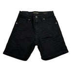 Patriot Bermuda In Denim Tinta Unita con Girovita Regolabile per Bambino PBC1429 NERO PATRIOT 