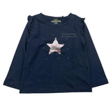 LOSAN shirt girocollo tinta unita cn stella Blu per Bambina 51033259702018 BLU LOSAN 