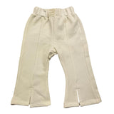 JANICE pantalone tinta unita modello zampa Panna per Neonata JN630N PANNA JANICE 