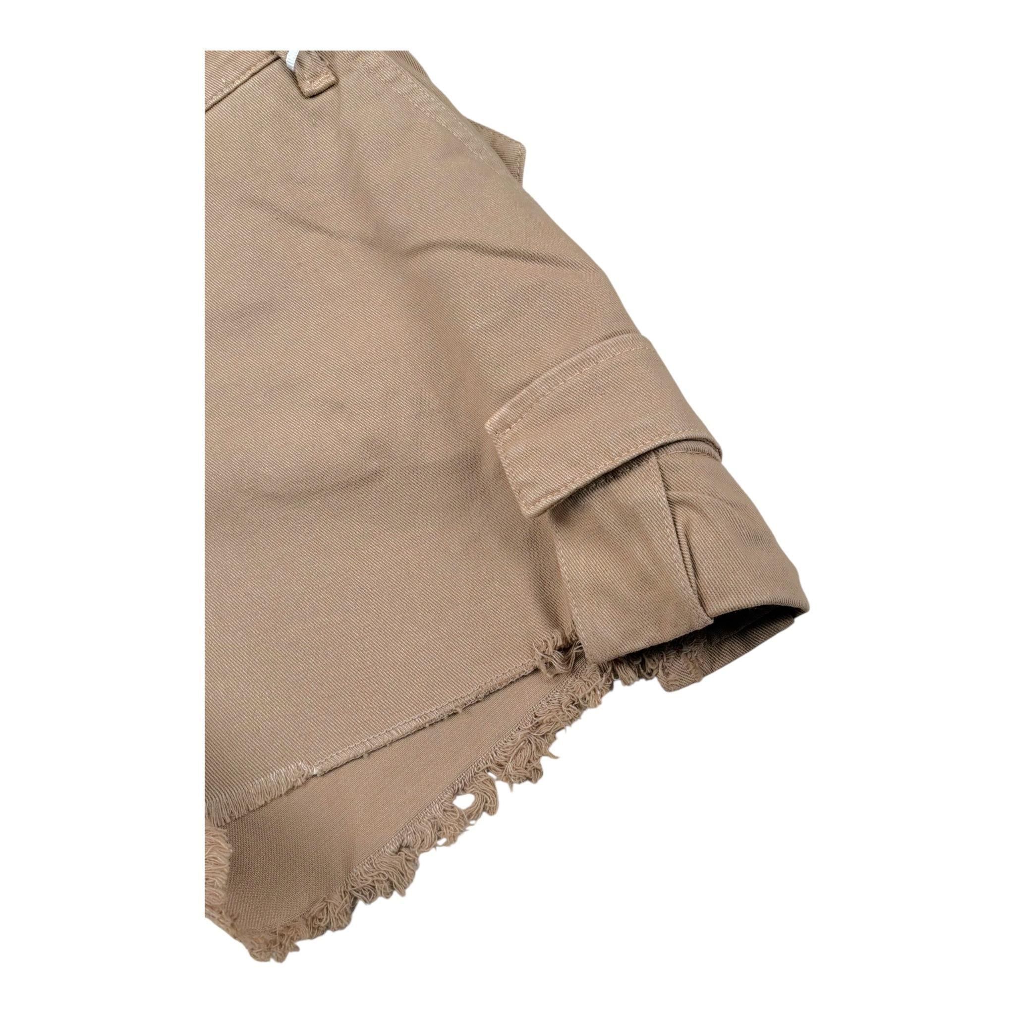 Lu Lu By Miss Grant Short Tinta Unita con Elastico In Vita per Bambina LL3563X BEIGE LU LU BY MISS GRANT 