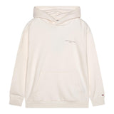 TOMMY HILFIGER felpa con cappuccio tinta unita e stampa Bianco per Bambino 00KRV BIANCO TOMMY HILFIGER 