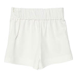Patrizia Pepe Short Tinta Unita con Elastico In Vita per Bambina 7P0383 BIANCO PATRIZIA PEPE 