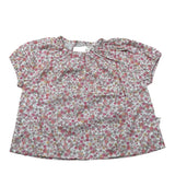 Teddy E Minou Camicia Mezza Manica Fantasia Floreale per Neonata E25CI011C0000 BIANCO TEDDY E MINOU 