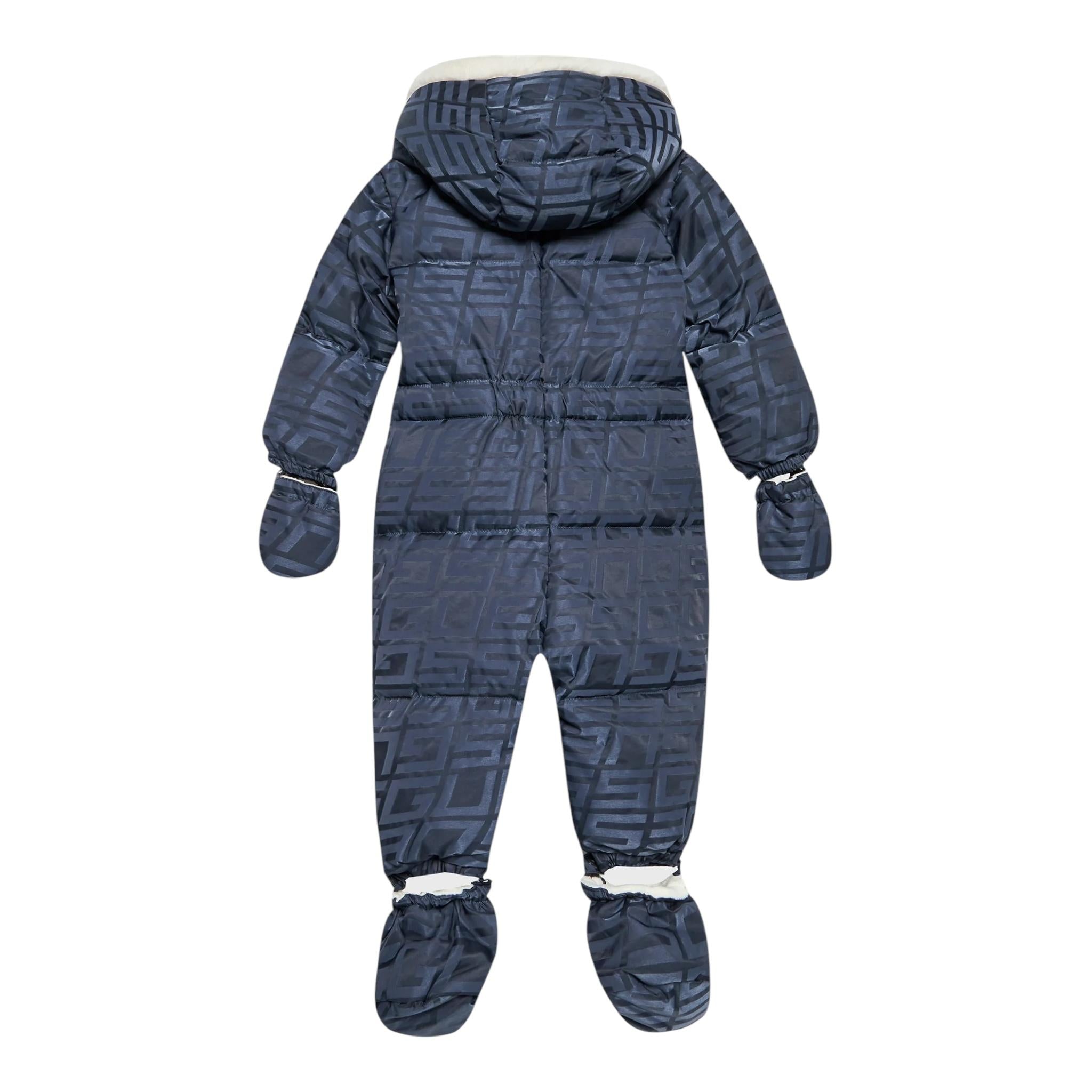 GUESS eskimo tinta unita con cappuccio Blu per Neonato H2BW15WEZK0 BLU GUESS 