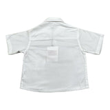 I'M Brian Camicia Mezza Manica Tinta Unita per Neonato CA2123J BIANCO I'M BRIAN 