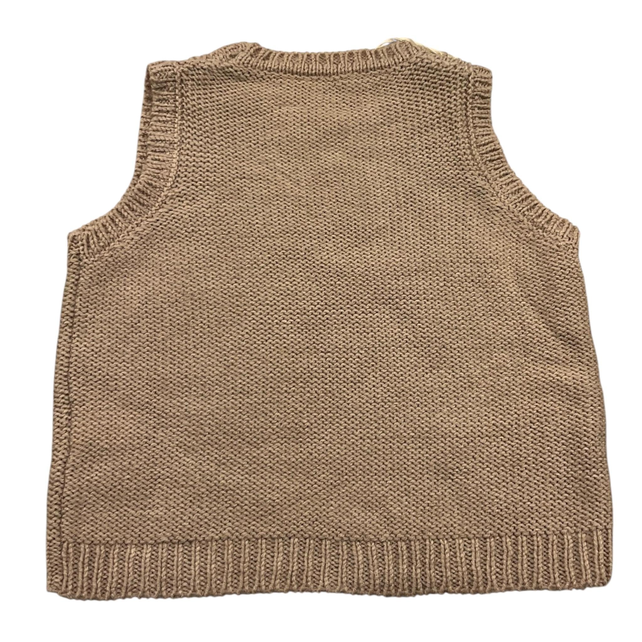 ABEL & LULA gilet tinta unita con ricami Beige per Neonato WL2 BEIGE ABEL & LULA 