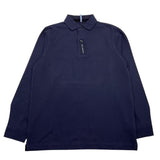 SUN68 polo manica lunga tinta unita Blu per Bambino A40302 BLU SUN68 