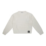 PATRIZIA PEPE maglia girocollo tinta unita Panna per Bambina 7K0049 PANNA PATRIZIA PEPE 