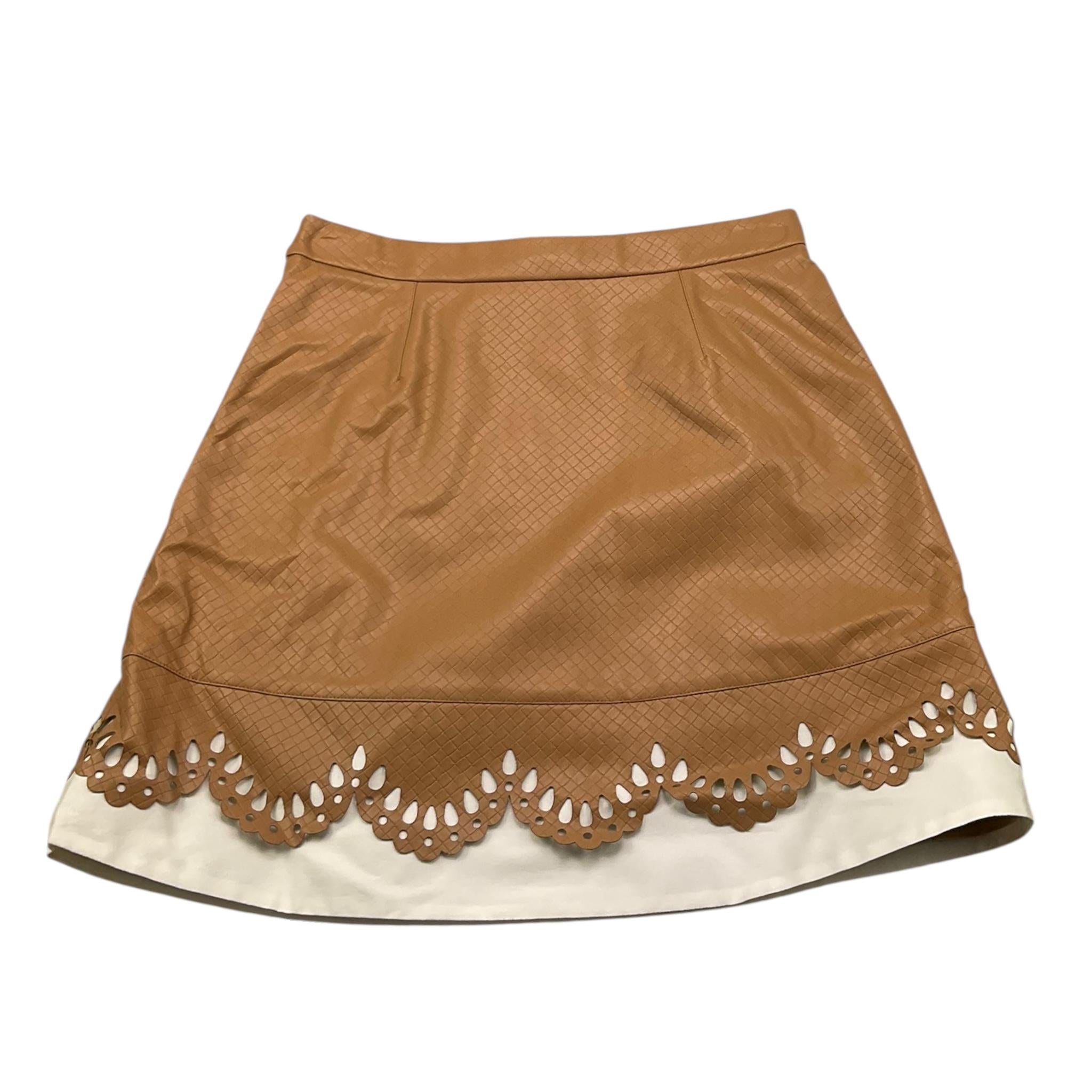 MIMISOL gonna tinta unita con trafori Cammello per Bambina MFGO172 CAMMELLO MIMISOL 