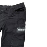 Daniele Alessandrini Pantalone Tinta Unita con Elastico In Vita per Bambino 1295P00262J NERO DANIELE ALESSANDRINI 