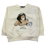 NEVER TOO felpa chiusa girocollo tinta unita Panna per Bambino NT2184NJ PANNA NEVER TOO 