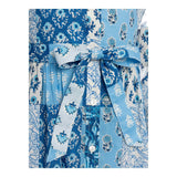 Saint Barth Abito Manica Lunga Stampa Fantasia per Bambina PIH0001 BLU SAINT BARTH 