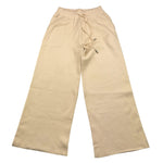 JANICE pantalone tinta unita modello palazzo Panna per Bambina JN572R PANNA JANICE 