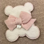 NINNAOH coperta tinta bicolore con stampa Beige/rosa per Neonata I23COP18I BEIGE/ROSA NINNAOH 