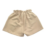 MARC ELLIS short tinta unita con elastico in vita Beige per Bambina JMJSO00161 BEIGE MARC ELLIS 