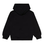 Diesel Felpa Chiusa con Cappuccio Tinta Unita per Bambina J01457X NERO DIESEL 