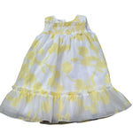 Le Bebe Abito Giromanica Tinta Unita Stampa Fantasia per Neonata LBG6370 BIANCO LE BEBE 