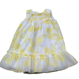 Le Bebe Abito Giromanica Tinta Unita Stampa Fantasia per Neonata LBG6370 BIANCO LE BEBE 