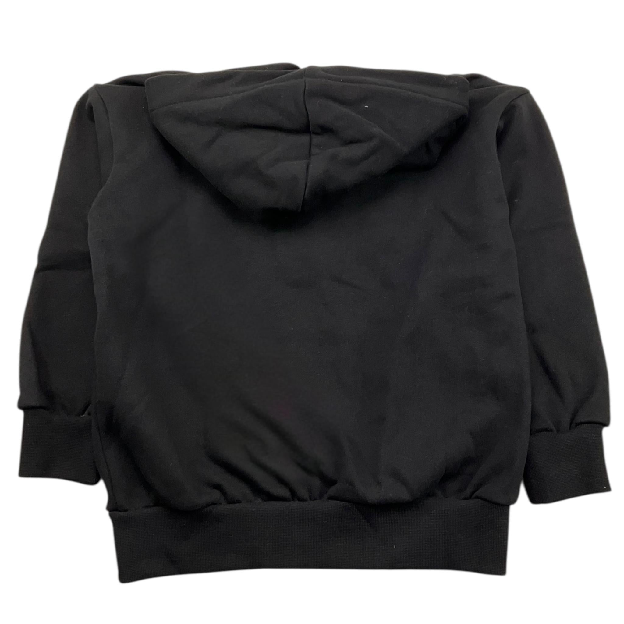 HINNOMINATE felpa tinta unita con zip e cappuccio Nero per Bambina 3635F00001 NERO HINNOMINATE 