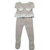 Paz Rodriguez Completo 2 Pezzi Maglia-Ghettina Tinta Unita per Neonata 00342369 BIEGE PAZ RODRIGUEZ 