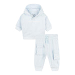 MARC JACOBS completo 2 pezzi felpa-pantalone tinta unita Azzurro per Neonato W60331 AZZURRO MARC JACOBS 