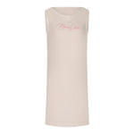 Marc Ellis Abito tinta unita A Costine con Stampa Panna per Bambina JMJDR01168X PANNA MARC ELLIS 