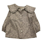 LA STUPENDERIA camicia manica lunga tinta unita con colletto Beige per Neonata TJCM466XN BEIGE LA STUPENDERIA 