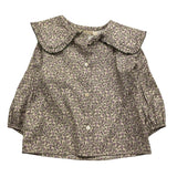 LA STUPENDERIA camicia manica lunga tinta unita con colletto Beige per Neonata TJCM466XN BEIGE LA STUPENDERIA 