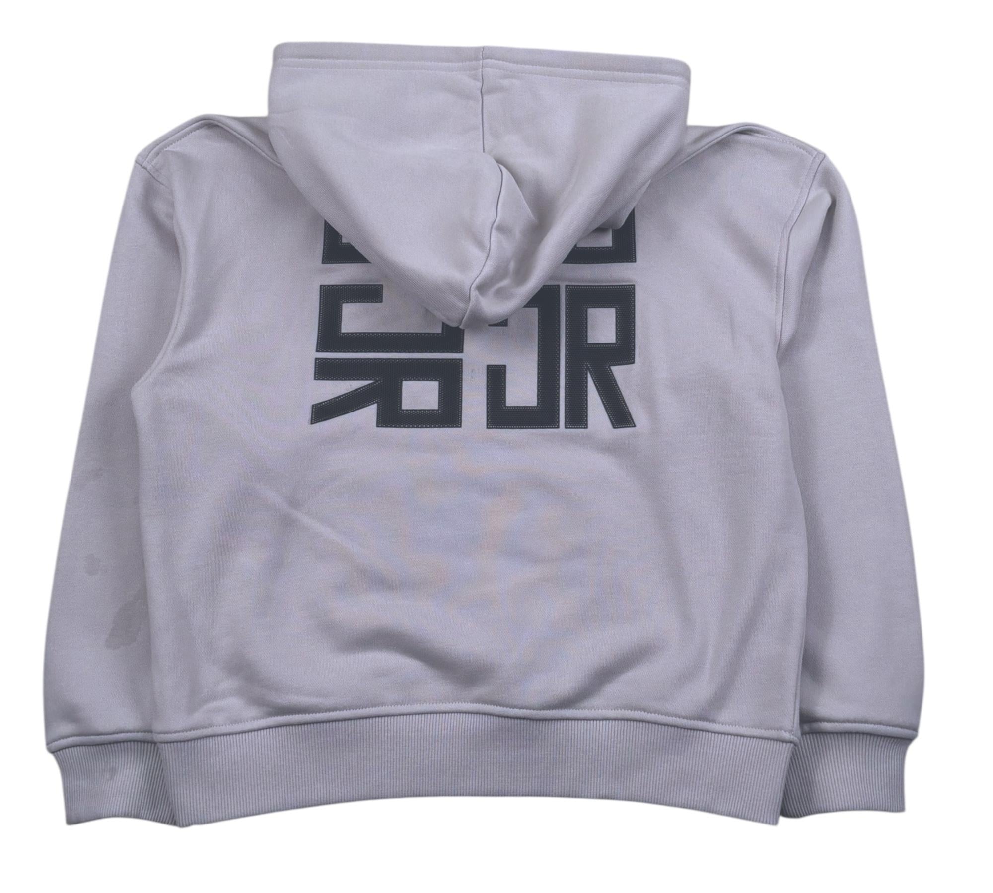 John Richmond Felpa Chiusa con Cappuccio Tinta Unita per Bambino RBP26003FE GRIGIO JOHN RICHMOND 