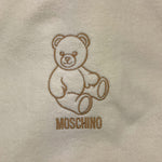 MOSCHINO telo mare mantella tinta unita con cappuccio Panna per Neonato MUX05G PANNA MOSCHINO 